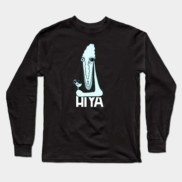Hiya Long Sleeve T-Shirt by KadyMageInk